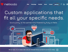 Tablet Screenshot of netkodo.com